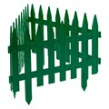 Забор декоративный "Рейка", 28 х 300 см, зеленый, Palisad 18441