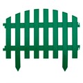 Забор декоративный "Винтаж", 28 х 300 см, зеленый, Palisad 18456