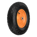 Колесо пневматическое 4.80/4.00-8 D 390 мм, внутренний подшипник D 20 мм, длина оси 80 мм Palisad 18506