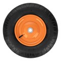 Колесо пневматическое 4.80/4.00-8 D 390 мм, внутренний подшипник D 20 мм, длина оси 80 мм Palisad 18506