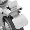 Колесо поворотное с тормозом D 75 мм, крепление  платформенное Сибртех 18525