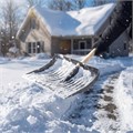 Лопата для уборки снега пластиковая, 450 х 430 мм, без черенка, Сибртех 18663