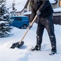 Лопата для уборки снега пластиковая, 450 х 430 мм, без черенка, Сибртех 18663