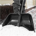 Лопата для уборки снега пластиковая Profi, 550 х 415 х 1405 мм, алюминиевый черенок, Palisad 18665