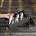 Коптильня двухъярусная 500 x 270 x 175 мм, 0.8 мм, с поддоном, на ножках, Camping Palisad 18835