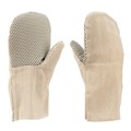 Рукавицы антивибрационные с упругодемпфирующей прокладкой с ПВХ точкой, 2 размер Сибртех 18927