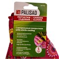 Перчатки садовые из полиэстера с нитрильным обливом, красные, S Palisad 18974