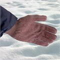 Перчатки трикотажные, акрил, ПВХ гель, "Протектор", коричневый, оверлок Сибртех 19012