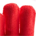 Перчатки трикотажные, акрил, коралл, оверлок Сибртех 19028