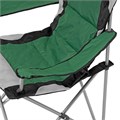 Кресло складное с подлокотниками и подстаканником, 60 х 60 х 110/92 см, Camping Palisad 19392