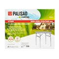 Стол складной алюминиевый, столешница МДФ, 600 х 450 х 250/590 Camping Palisad 19396