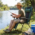 Кресло-шезлонг складное, многопозиционное 160 х 63.5 х 109 cм Camping Palisad 19400