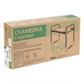 Скамейка садовая Nika, зеленая, 19403