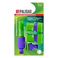 Набор для подключения шланга 3/4, распылитель, 3 адаптера к распылителю Palisad 19456
