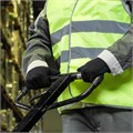 Перчатки трикотажные, ПВХ-покрытие "Точка", 10 класс, черные 19571