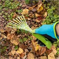 Грабли веерные 9 - зубые, 130 х 415 мм, стальные, пластиковая рукоятка, Flower Green, Palisad 19581