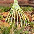 Грабли веерные 9 - зубые, 130 х 415 мм, стальные, пластиковая рукоятка, Flower Green, Palisad 19581