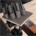 Губка для шлифования, 125 х 100 х 10 мм, мягкая, 3 шт, P 60/80, P 60/100, P 80/120 Matrix 19973