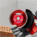 Диск алмазный, отрезной Turbo, 125 х 22.2 мм, сухая резка Matrix Professional 20019
