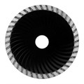 Диск алмазный, отрезной Turbo, 125 х 22.2 мм, сухая резка Sparta 20020