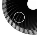 Диск алмазный, отрезной Turbo, 125 х 22.2 мм, сухая резка Sparta 20020