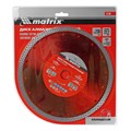 Диск алмазный, отрезной сплошной, 230 х 22.2 мм, сухая резка Matrix Professional 20074