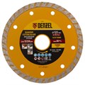 Диск алмазный, отрезной Turbo, 125 х 22.2 мм, сухая резка Denzel 20115