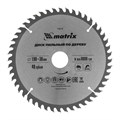 Пильный диск по дереву, 190 х 30 мм, 48 зубьев Matrix Professional 20183