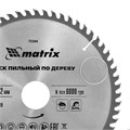 Пильный диск по дереву, 200 х 32 мм, 60 зубьев, кольцо 30/32 Matrix Professional 20188