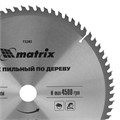 Пильный диск по дереву, 305 х 30 мм, 72 зуба Matrix Professional 20203