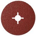 Круги фибровые 5 шт, Р 24, 125 х 22 mm Matrix 20375
