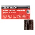 Круг лепестковый для дрели, 20 х 20 х 6 мм, P 60 Matrix 20387