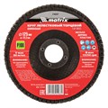 Круг лепестковый торцевой, P 100, 125 х 22.2 мм Matrix 20427