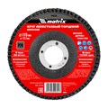 Круг лепестковый торцевой, P 24, 115 х 22,2 мм Matrix 20430