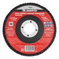 Круг лепестковый торцевой, P 40, 115 х 22.2 мм Matrix 20434