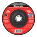 Круг лепестковый торцевой, P 60, 180 х 22.2 мм Matrix 20441
