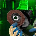 Круг лепестковый торцевой, конический, Р 60, 125 х 22.2 мм Сибртех 20454