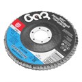Круг лепестковый торцевой КЛТ-1, ZK10X W (цирконий) зернистость 40Н(Р 40) 125 х 22.2 мм, "БАЗ" 20467