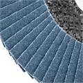 Круг лепестковый торцевой КЛТ-1, ZK10X W (цирконий) зернистость 25Н(P 60) 125 х 22.2 мм, "БАЗ" 20469