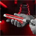 Нож, 18 мм, выдвижное лезвие, металлическая направляющая Matrix 20729