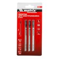 Полотна для электролобзика по дереву, 3 шт, T101BF, 75 x 2.5 мм, Bimetal Matrix Professional 20887
