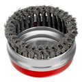 Щетка для УШМ Heavy Duty, 125 мм, М14, "чашка", крученая проволока 0.5 мм Matrix 21765