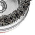 Щетка для УШМ Heavy Duty, 80 мм, М14, "чашка", крученая проволока 0.5 мм Matrix 21766