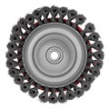 Щетка для УШМ, 150 мм, М14, "чашка", крученая проволока 0.35 мм Matrix 21790