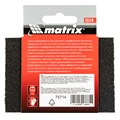 Губка для шлифования, 100 х 70 х 25 мм, средняя плотность, P 100 Matrix 21970