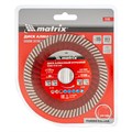 Диск алмазный, отрезной Turbo Extra, 115 х 22.2 мм, сухая резка Matrix Professional 21979