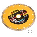 Диск алмазный, отрезной Turbo, 180 х 22.2 мм, сухая резка Denzel 21991