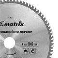 Пильный диск по дереву, 250 х 32 мм, 80 зубьев Matrix Professional 22023