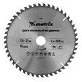 Пильный диск по дереву, 255 х 32 мм, 48 зубьев, кольцо 30/32 Matrix Professional 22024