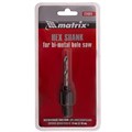 Хвостовик шестигранный для коронок Bimetal до 30 мм Matrix 22043